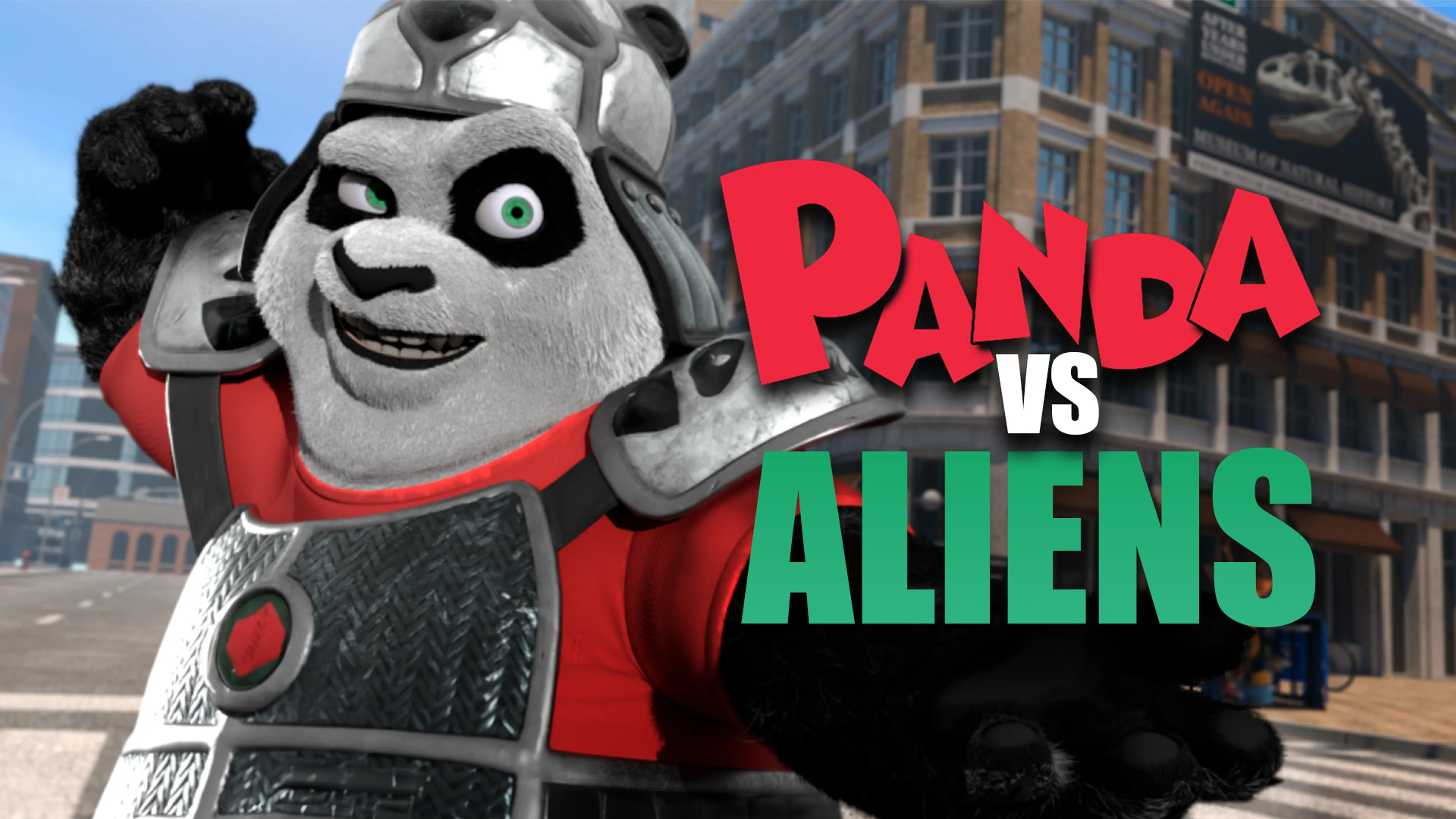 Panda Vs. Aliens poster